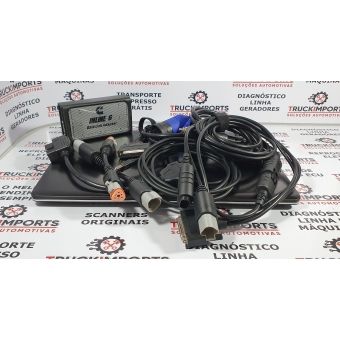 Kit Scanner Cummins e Volks + Incal Calibrações + Notebook