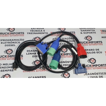 Kit Scanner CNH Original + Notebook